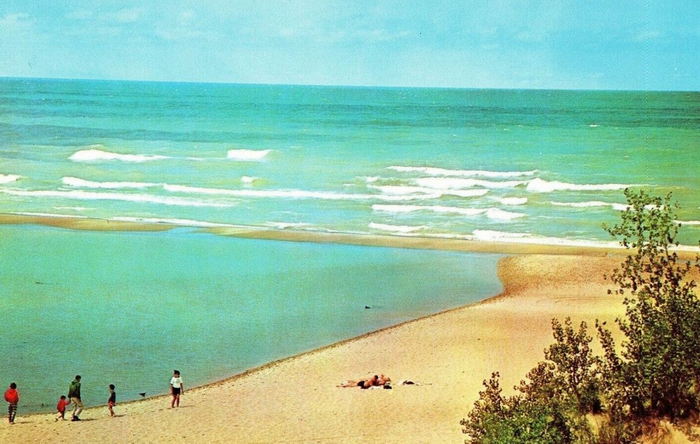 Warren Dunes State Park - Postcards Over The Years (newer photo)